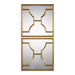 Uttermost's Misa Gold Square Mirrors S/2 Designed by Jim Parsons