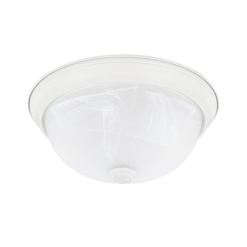 Bates Two Light Flush Mount in Matte White