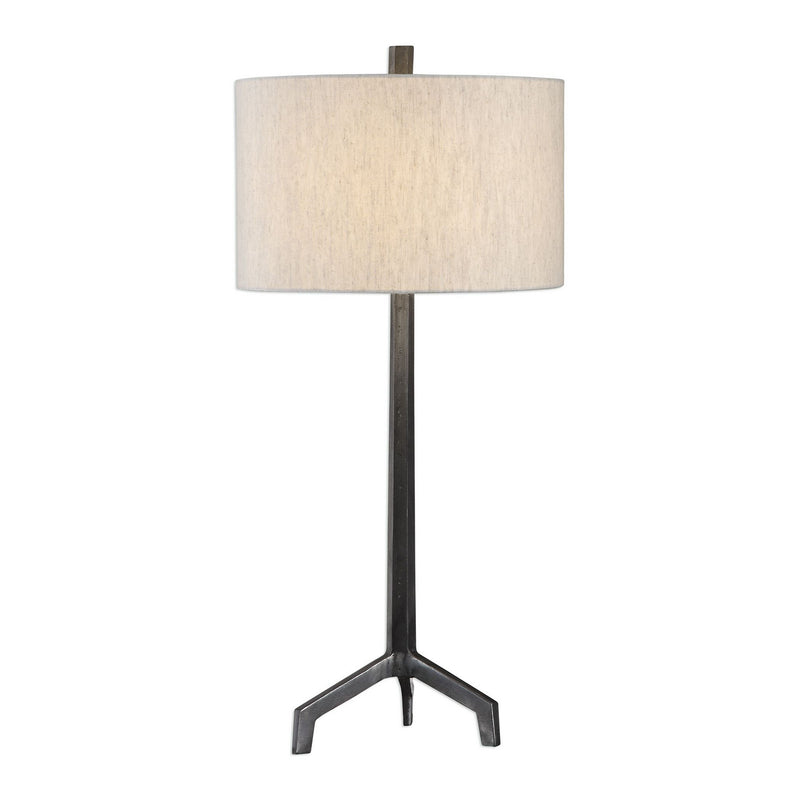 Uttermost's Ivor Cast Iron Lamp Designed by Jim Parsons