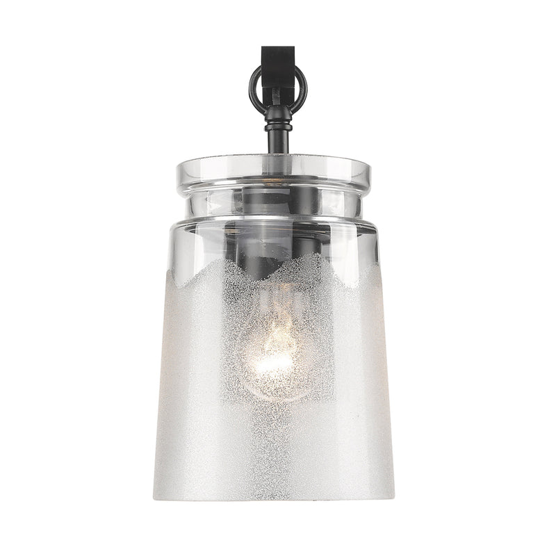 Travers 1-Light Wall Sconce in Matte Black - Lamps Expo