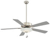 Contractor Uni-Pack Led 52" Ceiling Fan in Polished Nickel