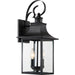 Chancellor 2-Light Outdoor Lantern in Mystic Black