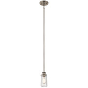 Braelyn Mini Pendant 1-Light in Classic Pewter