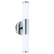 Palmera 1 1x11W LED Vanity Wall Light With Chrome Finish & Opal Glass