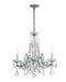 Maria Theresa 5-Light Chandelier in Polished Chrome by Crystorama - MPN 4576-CH-CL-MWP