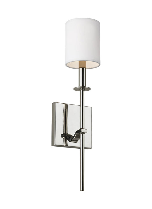 Hewitt 1-Light Wall Sconce in Polished Nickel - Lamps Expo