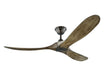 Maverick Ceiling Fan in Aged Pewter with Light Grey Weathered Oak Blade