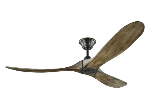 Maverick Ceiling Fan in Aged Pewter with Light Grey Weathered Oak Blade