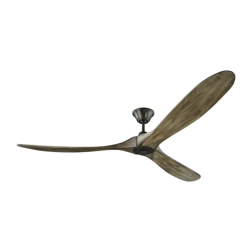 Maverick Max Ceiling Fan in Aged Pewter with Light Grey Weathered Oak Blade