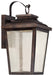Irvington Manor LED Outdoor Wall Mount in Chelesa Bronze & Clear Seeded Glass - Lamps Expo