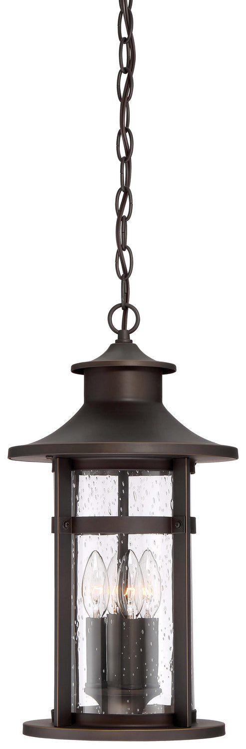 Highland Ridge 3-Light Outdoor Chain Hung in Oil Rubbed Bronze - Lamps Expo