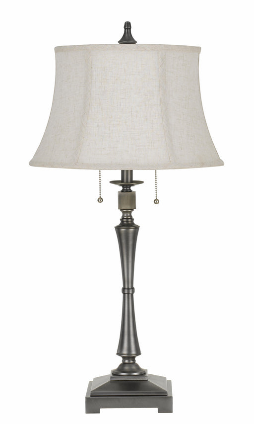 CAL Lighting (BO-2443TB-AS) Madison 2-Light Table Lamp
