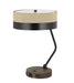 CAL Lighting (BO-2758DK-BK) Uni-Pack 2-Light Desk Lamp