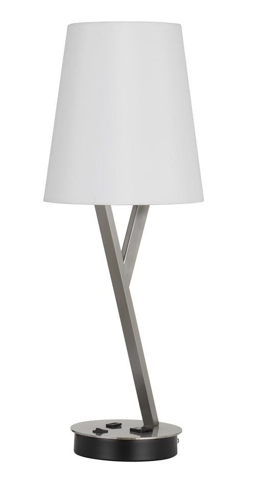 CAL Lighting (BO-2760TB-BS) Alester 1-Light Table Lamp