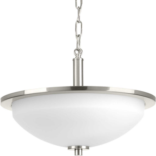 Replay 2-Light 14.75" Semi-Flush in Brushed Nickel