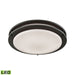 Clarion 15-inch LED Flush Mount in Oil Rubbed Bronze