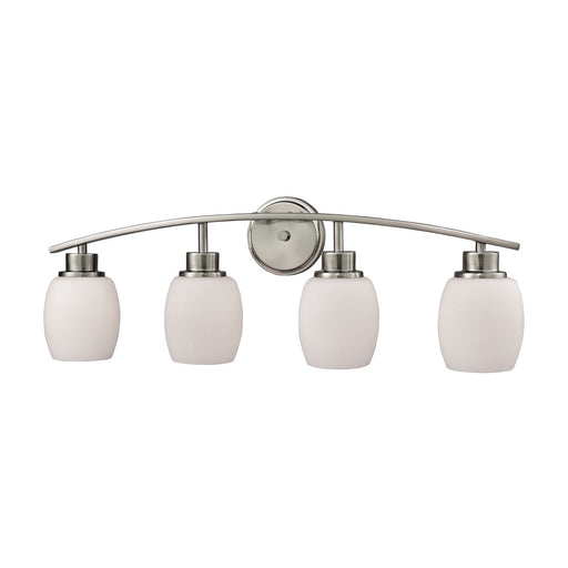 Casual Mission 4-Light Bath Vanity in Brushed Nickel