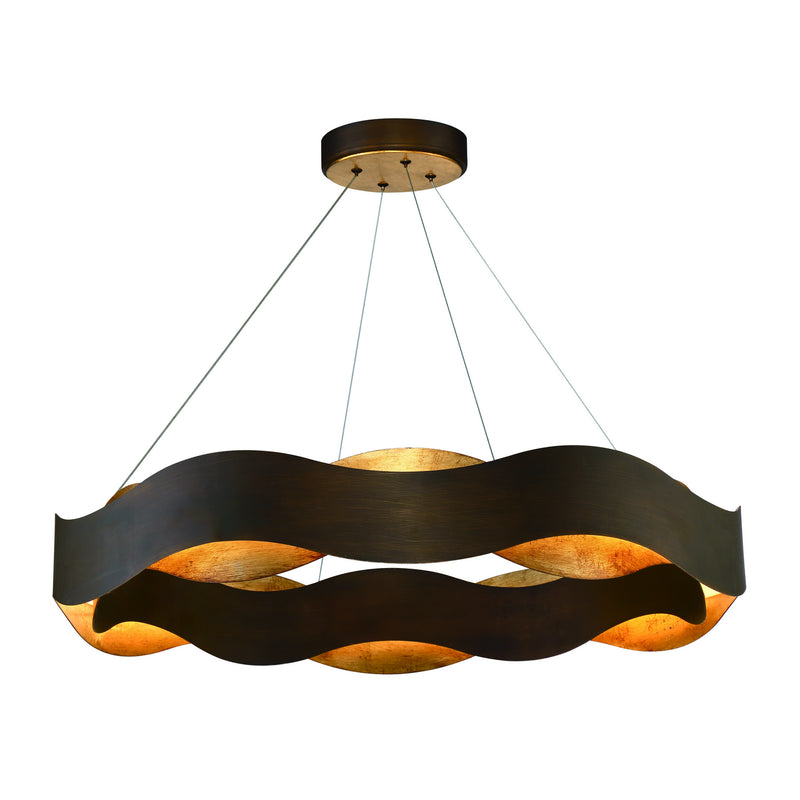Vaughan 1-Light Chandelier in Bronze