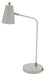 Kirby LED task Lamp in Gray with Satin Nickel Accents and USB port