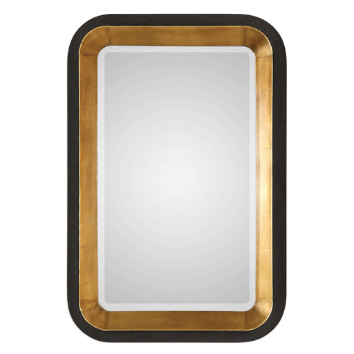 Uttermost's Niva Metallic Gold Wall Mirror Designed by David Frisch