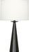 Dal Table Lamp in Deep Patina Bronze Finish with Oyster Linen Shade - Lamps Expo