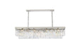 Sydney 12-Light Chandelier in Polished Nickel with Clear Royal Cut Crystal