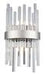 Dallas 2-Light Wall Sconce in Chrome & Clear with Clear Royal Cut Crystal
