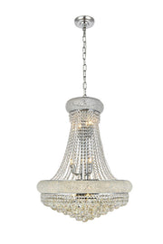 Primo 14-Light Chandelier in Chrome with Clear Royal Cut Crystal