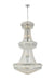 Primo 32-Light Chandelier in Chrome with Clear Royal Cut Crystal