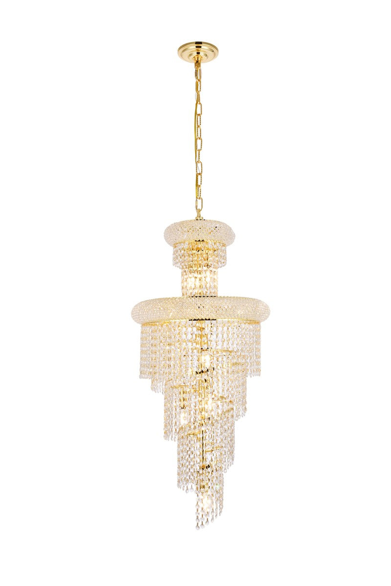 Spiral 10-Light Pendant - Lamps Expo