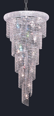 Spiral 18-Light Chandelier - Lamps Expo