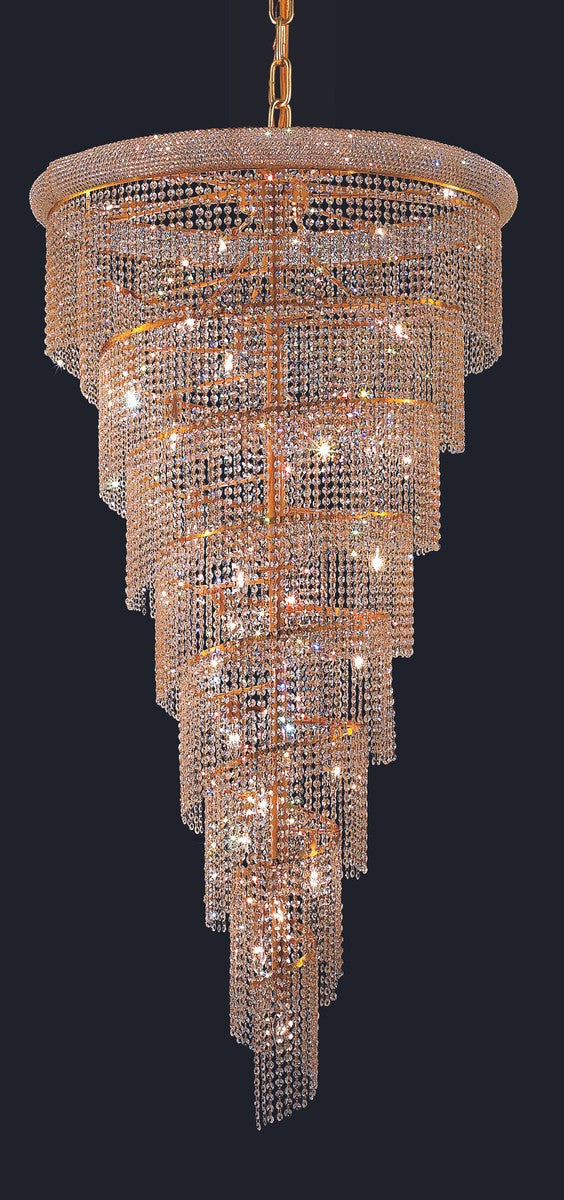Spiral 26-Light Chandelier - Lamps Expo