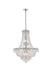 Century 12-Light Chandelier in Chrome with Clear Royal Cut Crystal