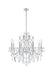 St. Francis 8-Light Chandelier in Chrome with Clear Royal Cut Crystal