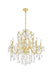 St. Francis 12-Light Chandelier in Gold with Clear Royal Cut Crystal