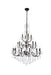 St. Francis 24-Light Chandelier in Dark Bronze with Clear Royal Cut Crystal