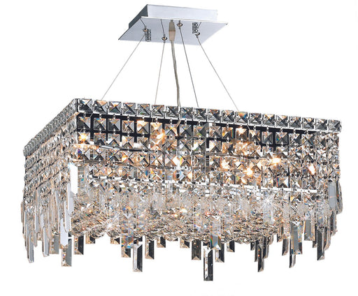 Maxime 12-Light Chandelier in Chrome with Clear Royal Cut Crystal