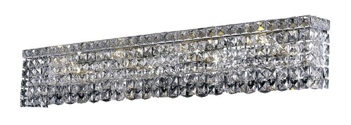 Maxime 6-Light Wall Sconce in Chrome with Clear Royal Cut Crystal