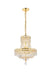 Tranquil 6-Light Pendant in Gold with Clear Royal Cut Crystal