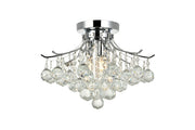 Toureg 3-Light Flush Mount in Chrome with Clear Royal Cut Crystal