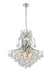 Toureg 11-Light Chandelier in Chrome with Clear Royal Cut Crystal