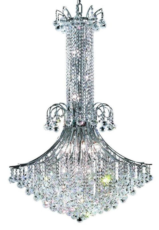 Toureg 16-Light Chandelier in Chrome with Clear Royal Cut Crystal