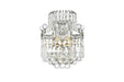 Corona 2-Light Wall Sconce in Chrome with Clear Royal Cut Crystal