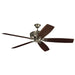 Monarch 70 Inch Monarch Fan in Burnished Antique Pewter