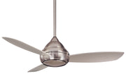 Concept L Wet LED 52" Ceiling Fan in Brushed Nickel Wet