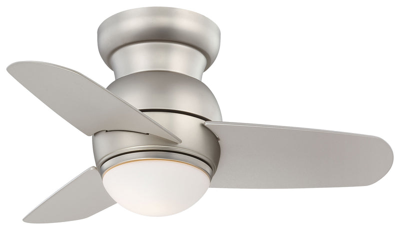 Spacesaver Led 26" Ceiling Fan in Brushed Steel