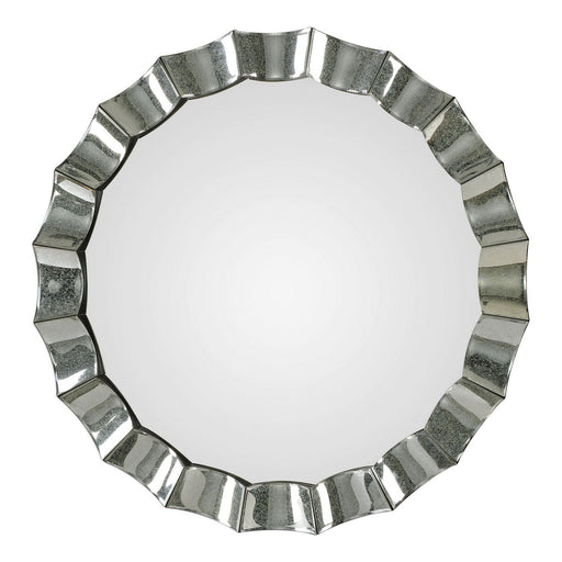 Uttermost's Sabino Scalloped Round Mirror
