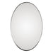 Uttermost's Pursley Brushed Nickel Oval Mirror