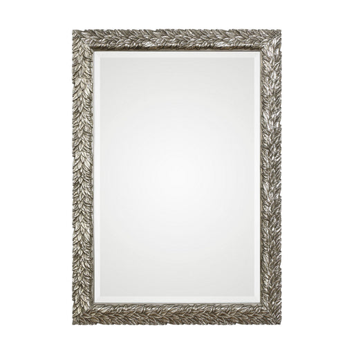 Uttermost's Evelina Silver Leaves Mirror Designed by Grace Feyock