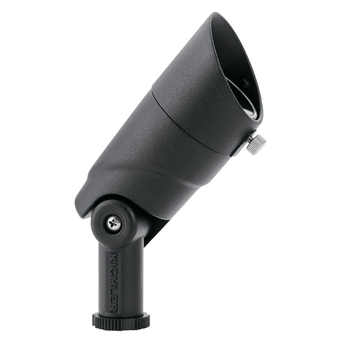 Landscape LED Small Accent 15 Degree Spot Adjustable Lumen in Textured Black